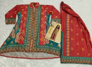 Conjunto de cordón de seda crepé Digital de diseñador de moda con espejo adornado trabajo transpirable perfecto traje de fiesta festivo para mujer - Product Image 6