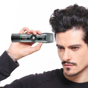 Tondeuse à cheveux sans fil professionnelle pour hommes avec chargement USB, lames en acier inoxydable lavables, tondeuse à barbe de précision, prise US - Product Image 1