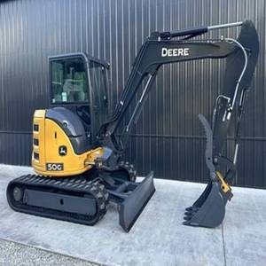 Miniexcavadora John Deere 50G Usada, 3.8 Toneladas, Motor de Alta Resistencia, Bomba, Caja de Cambios, Rodamientos, Cucharón de 1.7M, Máquina de 20KW de Potencia - Product Image 1