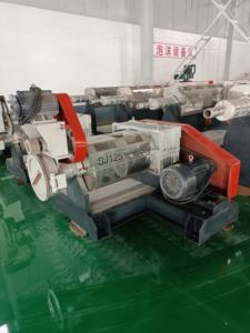 폐기물 PP PE 펠릿 화 라인 HDPE LDPE 재활용 과립기는 PET 과립을 만듭니다 PA 모터 PLC 엔진 <span class=keywords><strong>PVC</strong></span> PC 과립 기계 - Product Image 5