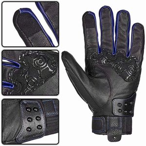 Guantes de carreras antideslizantes para motocicleta, protección de pantalla táctil de fábrica - Product Image 4