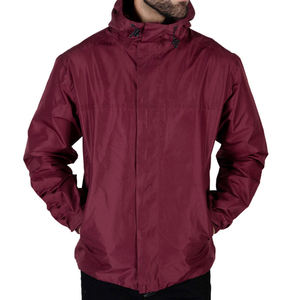Fabricante de Ropa OEM, Chaqueta Cortavientos Impermeable con Capucha, Delgada, Informal, para Invierno, para Correr al Aire Libre, con Logotipo Personalizado al por Mayor para Hombre - Product Image 1
