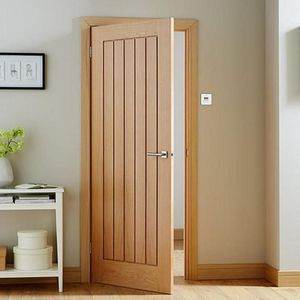 Élégante <span class=keywords><strong>Porte</strong></span> Battante <span class=keywords><strong>Intérieure</strong></span> en Bois Massif Insonorisée pour Votre Bibliothèque ou Bureau à Domicile Paisible - Product Image 6