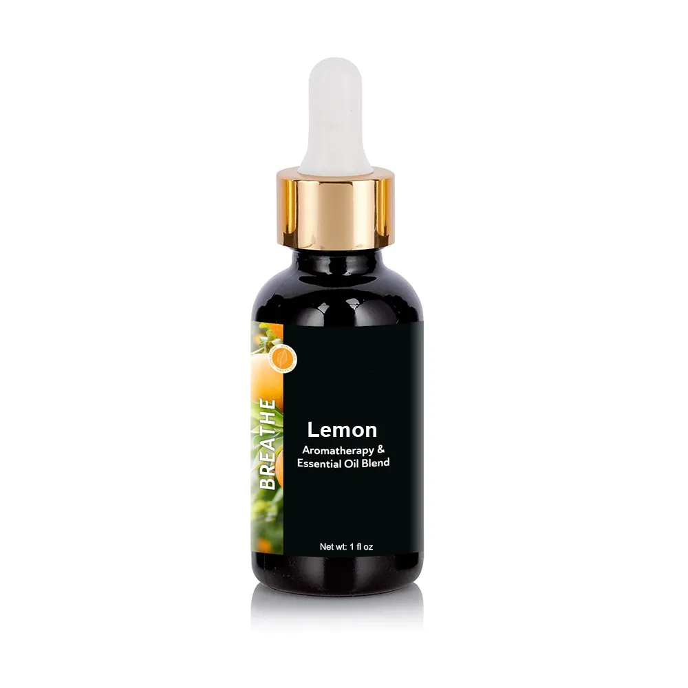 Private Label 100 Prozent reines ätherisches Öl von therapeuti scher Qualität Zitrone Natürliche Aroma therapie Hergestellt in den USA