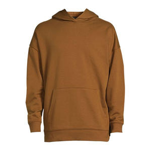 Sudadera con capucha de manga larga informal para hombre de nuevo estilo de invierno 2023 sudadera de algodón teñida Lisa-Fabricante al por mayor 100% - Product Image 5