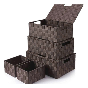 Eco Friendly Water Hyacinth Basket Exporter Vietnam Supplying Handmade Woven Storage and Decorative Home <b>Accessories</b> - Product Image 3