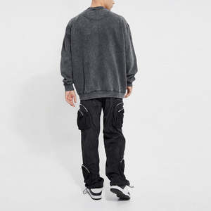 Sudadera de cuello redondo de alta calidad para hombre, ropa de invierno más vendida, sudaderas con capucha de estilo callejero personalizadas con costuras de la mejor calidad - Product Image 6