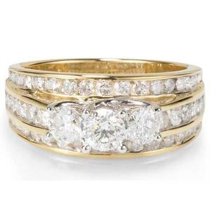 Bague de fiançailles et de mariage personnalisée en or 14k 18k avec certificat IGI pour les fêtes – Collection 2023 - Product Image 5