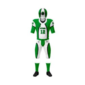 Uniforme de fútbol americano personalizado, Jersey y pantalones de sarga de aparejos con estilo, ropa deportiva sublimada, ropa de equipo OEM para jóvenes y adultos - Product Image 3