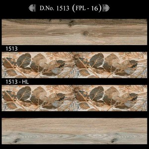 1510 in 150x900 mm Porcelain <b>Wooden</b> Plank <b>Tiles</b> in Matt Surface with Real Wood Look Digital Printing by Novac Ceramic - Product Image 4