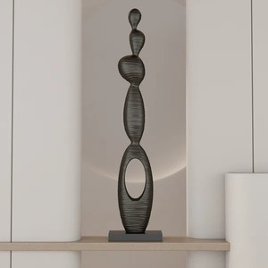 Objet de table décoratif antique, pièce d'accent vintage inspirée pour le style d'intérieur et la décoration intemporelle en provenance d'Inde - Product Image 4