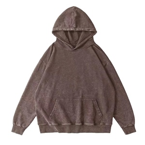 Sweat-shirt à capuche noir surdimensionné avec logo personnalisé, en molleton de coton, style streetwear pour hommes, fabricant OEM - Product Image 1
