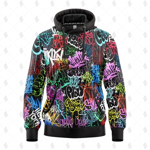 Sweat à capuche en coton uni personnalisé, tricoté, avec poche, coupe ample, tissu doux et léger, style décontracté, OEM en gros - Product Image 1