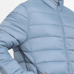 Veste d'hiver matelassée pour homme, de haute qualité, pour l'extérieur, col montant, logo personnalisable sur le devant, grandes tailles, respirante, écologique, vente en gros - Product Image 6