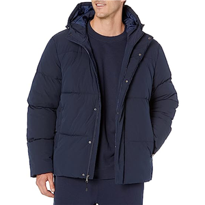 High Quality Winter Puffer <b>Jacket</b> for Men Hip Hop Style <b>Long</b> Sleeves Comfortable Canvas <b>Waterproof</b> Windproof - Product Image 4