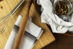 ผ้าลินินไมโครไฟเบอร์สำหรับร้านอาหารเด็กผ้าฝ้าย100% สีเขียวแห้งเร็วสำหรับบ้านชายหาดรถบ้าน - Product Image 6