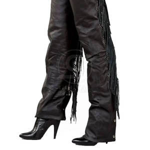 Chaps en cuir pour femmes de haute qualité et tendance 2025, couleur unie, best-seller, prix bas, chaps en cuir pour femmes - Product Image 6