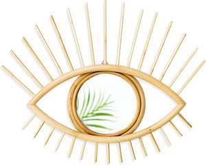 Grossiste Miroir en rotin tissé à la main miroir suspendu pour salon chambre décoration fabrication vietnamienne - Product Image 4