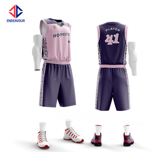 Uniforme de baloncesto sublimado que absorbe la humedad duradero de grado atleta para adultos con logotipo de nombre personalizado y pantalones cortos coordinados - Product Image 6