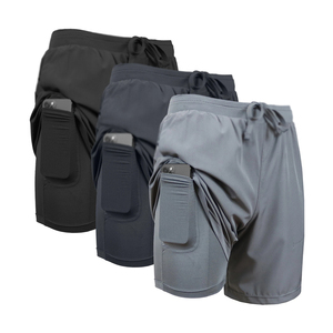 Pantalones cortos de punto de poliéster para Entrenamiento Personalizados OEM y ODM, pantalones cortos para correr para hombre, recién llegados, pantalones cortos para correr - Product Image 2