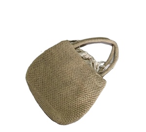 Bolso de punto para mujer Bolsos de playa de macramé de ganchillo de paja Directo del proveedor indio - Product Image 1