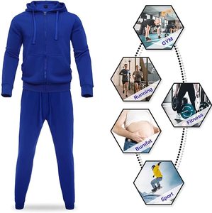 Chándal de manga larga con capucha para hombre, chándal deportivo informal con cremallera - Product Image 5