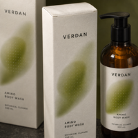 Caja de Embalaje Personalizada para Botellas de Gel de Ducha, Cartón Plegable Impreso para Limpiador con Bomba de 300 ml, Marca Privada, Fabricante OEM ODM