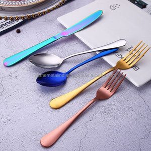 Ensemble de couverts et couverts élégants en acier inoxydable formes uniques argenterie pour restaurants fournitures de table au meilleur prix - Product Image 5