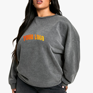 OEM/ODM Sudadera con capucha para mujer hecha a medida Ropa informal Vendedor superior para el estilo de lavado ácido de invierno - Product Image 1