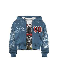 Ensemble de survêtement technique pour homme, design OEM, sweat à capuche zippé intégral et pantalon de jogging, 69% coton, 31% polyester, bleu zinc, grandes tailles - Product Image 3