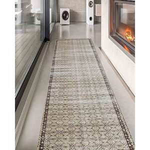 พรมลายดอกไม้สไตล์ตุรกี: พรมตกแต่งแบบโบฮีเมียนกันลื่น พรมพิมพ์ลาย พรมเชนิลล์ - Product Image 5