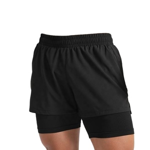 กางเกงขาสั้นออกกำลังกายสำหรับผู้ชายกางเกงขาสั้นผ้าตาข่ายแบบลำลองสำหรับผู้ชายกางเกงขาสั้นมีกระเป๋าผ้าฝ้ายขนาด100% ออกแบบได้ตามต้องการ - Product Image 2