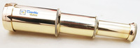 Télescope marin moderne plaqué or en laiton poli, style pirate, avec pare-soleil, idéal pour l'observation des oiseaux et la randonnée – Vente en gros