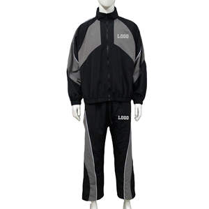 Trajes Deportivos de Alta Calidad para Entrenamientos, Chaqueta Cortavientos, Conjunto de Pantalones y Camiseta Deportiva para Hombre, Secado Rápido, Pérdida de Peso, Fitness, Correr, Trotar - Product Image 1