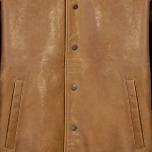 Veste universitaire de haute qualité hommes et femmes Chenille broderie manches en cuir veste universitaire Letterman de Baseball personnalisée - Product Image 6