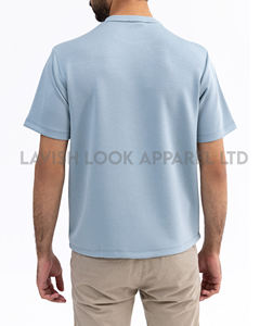 Qualité supérieure 100% coton sérigraphie Logo t-shirt élégant coupe régulière vêtements hommes t-shirts - Product Image 2