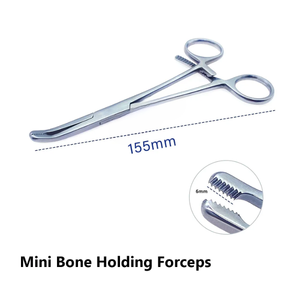 Pinzas de sujeción ósea mini a precio de fábrica, instrumento quirúrgico ortopédico, pinzas de reducción ósea veterinarias de Surgiright - Product Image 5