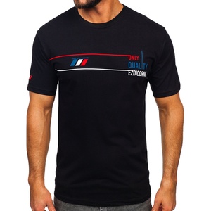 Logo personnalisé sérigraphie message caché Gym T-shirts d'entraînement sportif couleur unie coton hommes sueur activée t-shirt - Product Image 1
