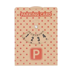 Autocollants personnalisés en papier kraft pour fenêtres avec disque de temps - Product Image 6