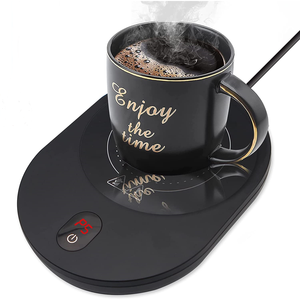 Mug chauffant électrique personnalisable, panneau chauffant en graphène, 5 niveaux de température, arrêt automatique après 12 heures, design moderne, pratique - Product Image 1