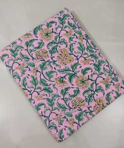 Jaipur Heritage Hand Block Impreso 100% Tela de algodón Hecha a mano Transpirable Tradicional Ecológico Block Print Tela de algodón - Product Image 3