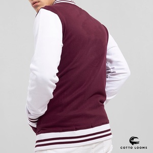 ODM Custom Varsity <b>Jacket</b> Wholesale Streetwear Fashion Premium Quality <b>Slim</b> <b>Fit</b> Baseball Bomber <b>Jacket</b> - Product Image 3
