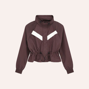 Premium Zipper Sportywear <b>Women</b> <b>Windbreaker</b> Jacket Packable Stylish Heavyweight Breathable Travelwear Jacket With Customize Logo - Product Image 6