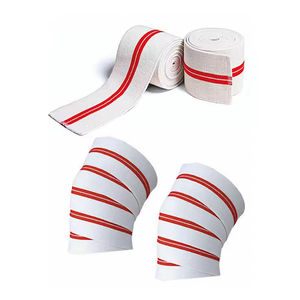 Genouillères en néoprène unisexes avec logo personnalisé, respirantes, de sécurité, pour le fitness - Product Image 2