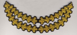 ด้ายเย็บผ้าใบโอ๊กแบบสองเส้นลวดปักลายย้อมสีทองแท่ง - Product Image 2