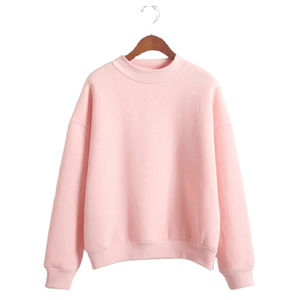 Sudadera informal de manga larga con capucha de otoño para mujer, jersey de color sólido con logotipo frontal, tela polar transpirable - Product Image 5