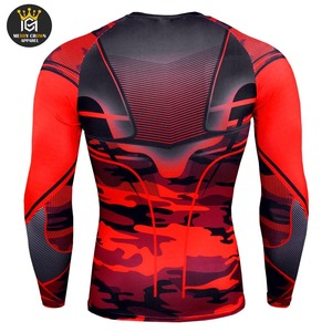 Jiu Jitsu rash GUARD เสื้อรัดรูปสำหรับใส่ต่อสู้แบบระเหิดได้ตามต้องการ - Product Image 3