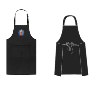 Grembiule da Chef Nero Personalizzato con Logo, Tasche e Cinturino Regolabile in Tessuto Twill, Uniforme da Cucina Unisex per Uomini e Donne, Vendita all'Ingrosso - Product Image 4
