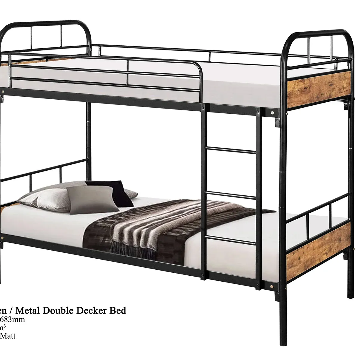 Mobiliário de quarto loft bed hostel, beliche, camas de metal, conjunto de móveis para casa, quarto, malaisia, Domica KD-5521