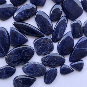 หินโซดาไลต์ธรรมชาติ20มม. 30มม. สำหรับตั้งเครื่องประดับอัญมณีฟรีไซส์สำหรับตัวแทนจำหน่ายขายส่งเครื่องประดับชั้นดี - Product Image 3